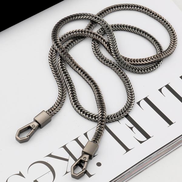 detachable strap flat chain non-fading metal shoulder strap slung chain Bag chain strap