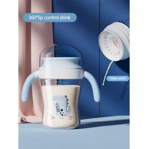 Cartoon Baby Breast Drinking Cup OEM ODM Print Pattern Spouted Feeding Cup For
