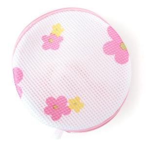 Nylon Barrel Mesh Laundry Bags Foldable Zippered Laundry Bags