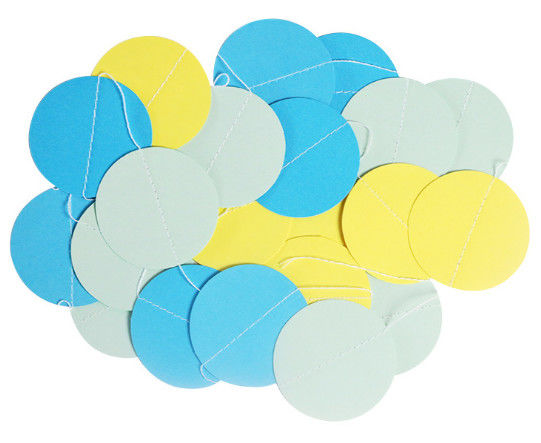 20pcs/set Hot Blue and Yellow Mint Green Set, European and American Birthday Party Weddings, Decorations, Paper Balls