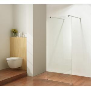 8mm Pivot Shower Screen 600x2000mm Aluminum Frame