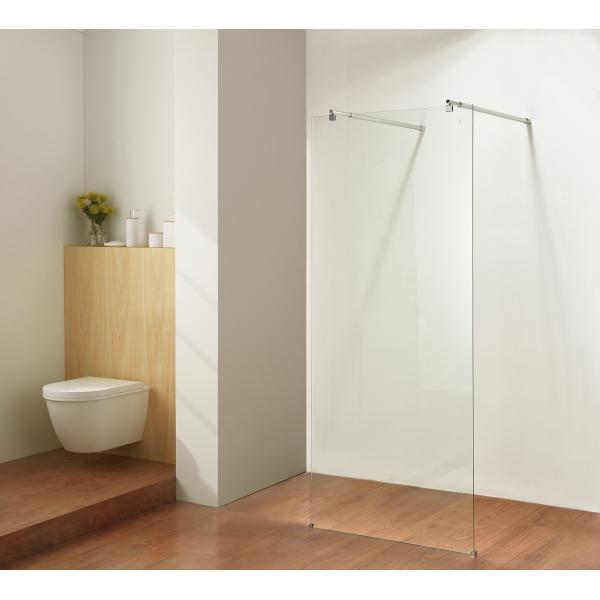 Buy 8mm 600x2000mm Pivot Bath Screen Tempered Safety Glass at wholesale prices