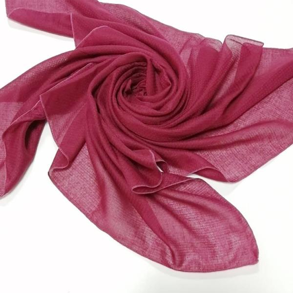 Custom Fashion Personalized Plain Texture Arab Jacquard Weave Cotton square Scarf Hijab