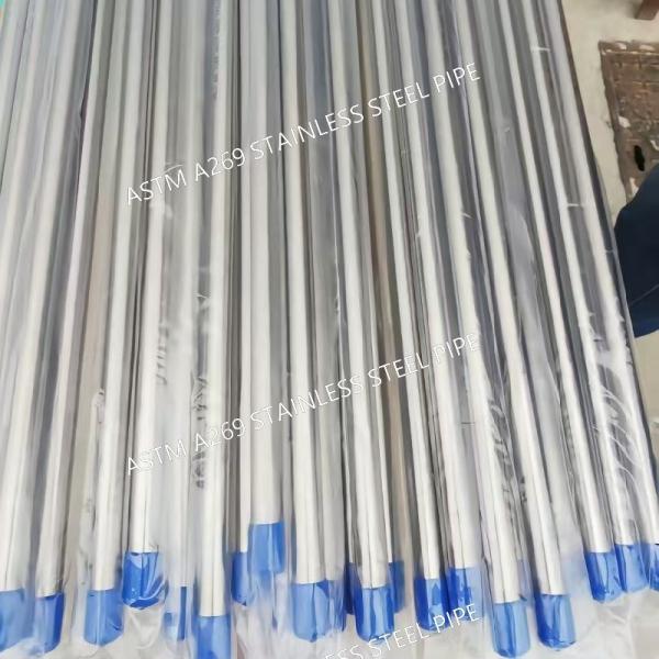 ASTM A269 TP304 Stainless Steel Seamless Pipe BA Bright Anealed Finishing
