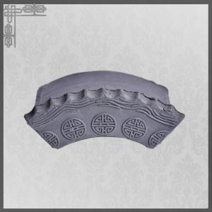 Customized Chinese Clay Drip Tiles Pattern Design Monastery Roof Material