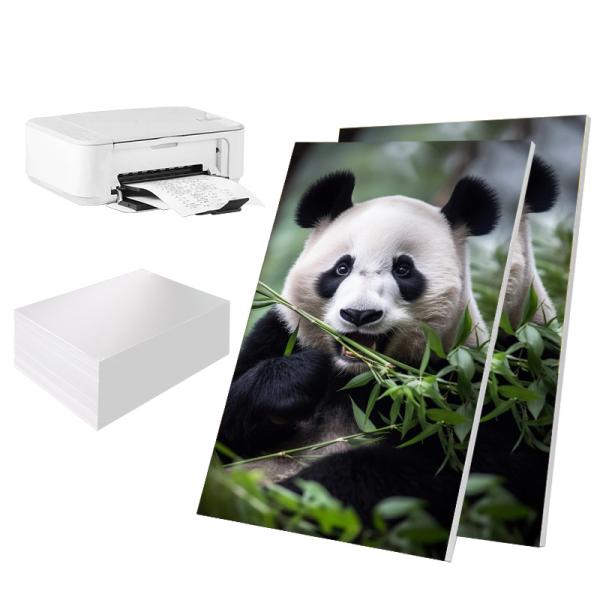 Buy High Glossy Cast Coated 135gsm Glossy Photo Paper For Dye Ink Printing at wholesale prices