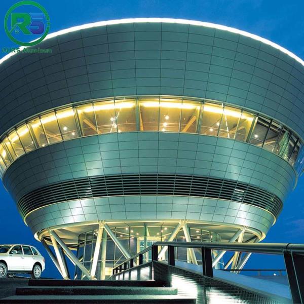 Aluminum Art Deco Architectural Wall Panels System exterior For Soundproof Cladding