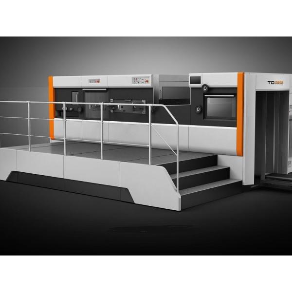 Buy Automatic Paper Foil Stamping Die Cutting Machine With Stripping Ecoographix at wholesale prices