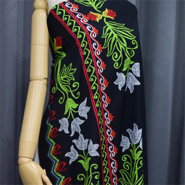 Hot Sale Various Colors 100%Polyester Digital Fashion Cloth Print Floral Fabric 148Cm For Dress