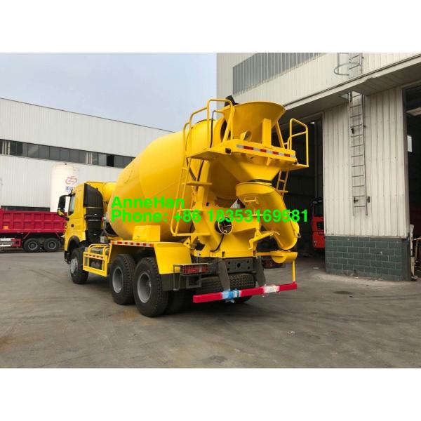 10 Wheels 10M3 Concrete Mixer Truck Sinotruk Howo 7 336hp Euro2 RHD