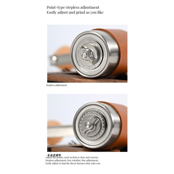 Metal Type Stainless Steel Hand Grinder and Ceramic Filter for All-In-One Camping Set