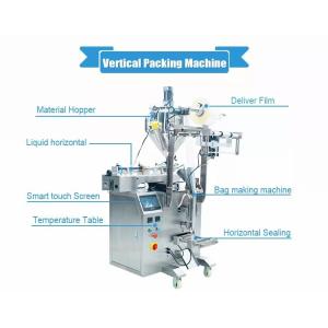 Automatic Liquid Sachet Packing Machine Juice Milk Honey Ketchup