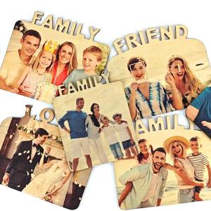 Custom Sublimation Romantic Picture Frames Love Photo Frame