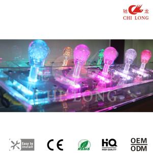 China Rgb / Single Color Crystal Led Arcade Joystick , Integrated Design Video Game Joystick on sale China Rgb / Single Color Crystal Led Arcade Joystick , Integrated Design Video Game Joystick on sale