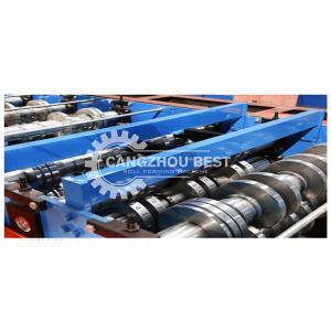 Top Closed Type Steel Floor Deck Roll Forming Machine With High Performance
