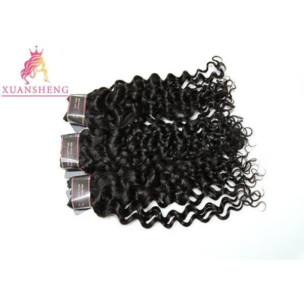 10A Peruvian Human Virgin Hair Weave Unprocessed Curly Italian Curly Extensions