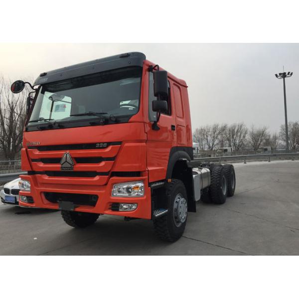 Orange SINOTRUK HOWO Tow Tractor Truck RHD 10 Wheels 371 HP ZZ4257S3241W