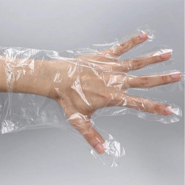 Disposable Clear Polythene PE Gloves Plastic For Kitchen Cooking Cleaning Safety