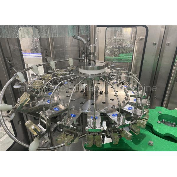 SGS 4000BPH 4.23kw Juice Bottle Filling Machine Integrated Washing Capping