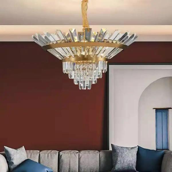 Buy Round Luxury Pendant Lights E14 Customized Smoked Glass Cluster Pendant Light at wholesale prices