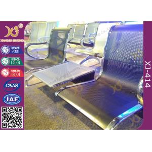 Polish Finish Upholstered Public Waiting Chairs For Government Seat Area