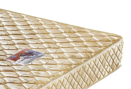 Cozy Polyester Tricot Fabric Compressed Continuous Coil Mattress With Memory