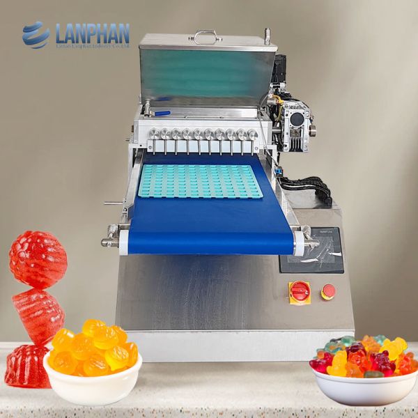 Small-scale Automatic Chocolate Jelly Gummy Depositing Equipment Gummy Candy