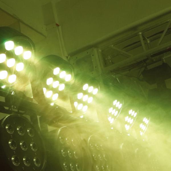 4in1 Dmx512 Round Led Mini Flat Par Light Auto Sound Master - Slave Control