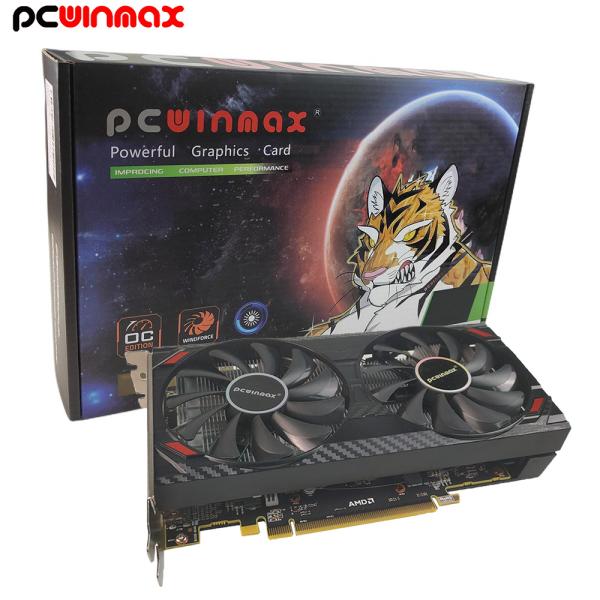 Buy PCWINMAX Radeon RX 5500 XT Graphics Card 8GB GDDR6 128bit HD 2XDP PCI Express 4.0X8 Dual Fan at wholesale prices