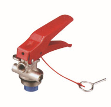 Red / Blue / Black Fire Extinguisher Fittings , Brass Fire Extinguisher