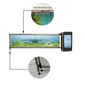 High Speed Waterproof Flap Barrier Gate DC24V For 1000M Altitude Or Lower