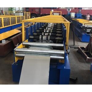 0.8mm Roof Wall Panel Roll Forming Machine Color Coated Aluminum Soffit Fascia