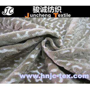 New style embossed polyester velboa fabric for home use