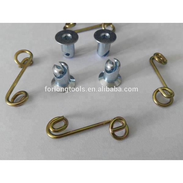 Universal Year Standard OE NO. 7/16" Aluminum Dzus Button Flush Allen Head Quarter Turn Fasteners .500 Black Fast and Secure Installation