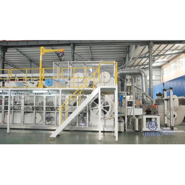 Buy Tri Phase 700PPM 0.8Mpa Baby Diaper Manufacturing Machine at wholesale prices
