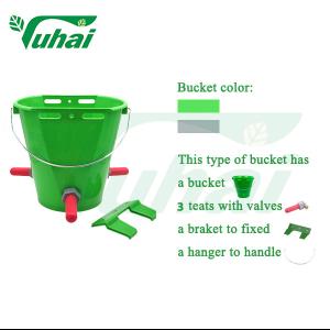 8L Feeding Bucket Milk Bucket Feeder For Cow Or Goat Cattle Feeder