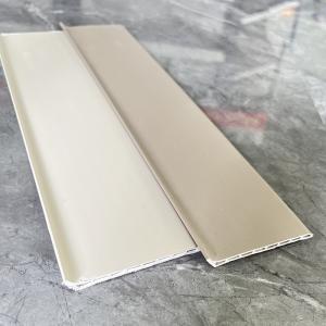 Fireproof 2.5mm 120mm Pvc Skirting Board Decoration Accessories