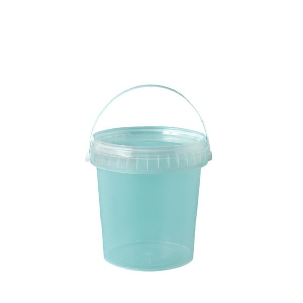 Buy Customizable Colors Plastc Tub Custom 28OZ/800ML Plastic Tub Food Grade Bucket With Easy Open Lid at wholesale prices