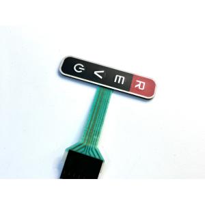 Key Pad Instrument Membrane Keypad With 2.54MM Pitch Female Connector