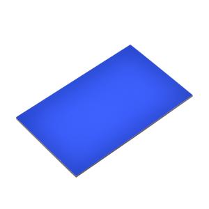 Telecom Blue PE Aluminum Composite Panel 4X8 Shockproof Brush Surface