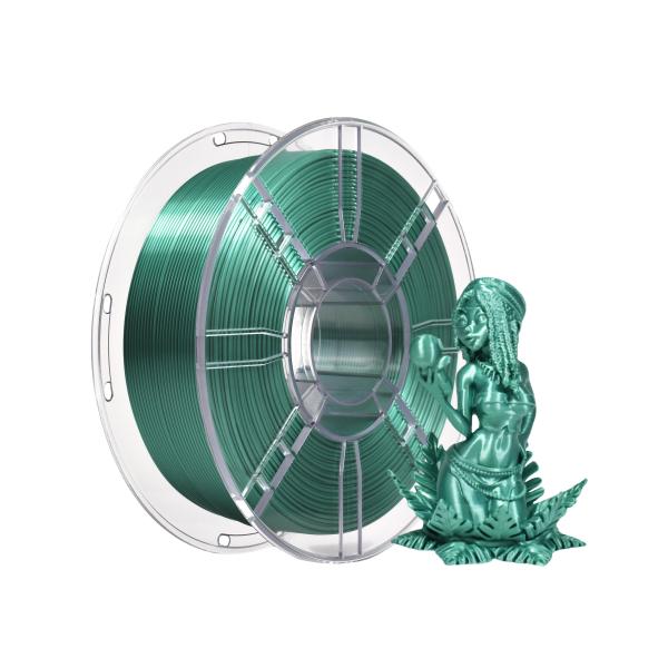 Buy 3D Printer Filament Forming Technology FDM 1kg 1.75mm Silk Green PLA Filament at wholesale prices