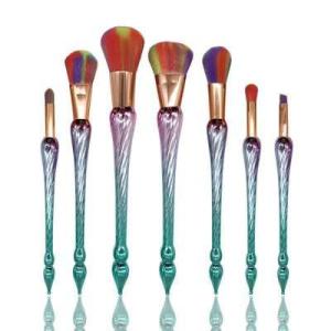 Promotion Private Label Best Quality 7Pcs Synthetic Hair Makeup Brushes Free