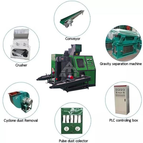 Cheap Copper Scrap Cable Granulator Copper Wire Waste Recycle Machine Copper Granulator