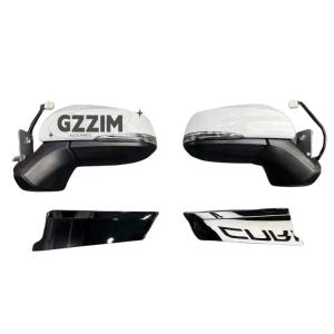 ABS Plastic Car Side Mirror With Steering Lamp For Alphard 2011 Upgrade To 2018