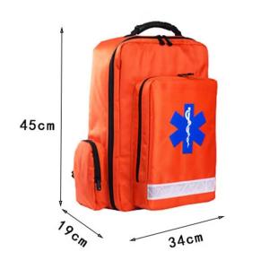 1680D Oxford 20L Emergency First Aid Backpack Orange