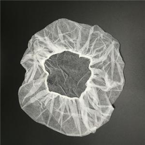 21" Polypropylene Bouffant Caps 10GSM For Examination / Cleanroom Environments