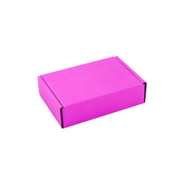 Sakura Pink Kraft Paper Corrugated Storage Box For Travel / Storage