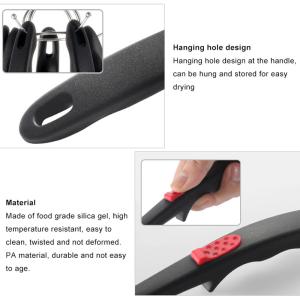 Ergonomic 7pcs Multifunctional Silicone Kitchen Utensil Set