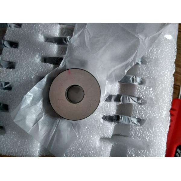 Buy Tubuler Ring Piezoelectric Ceramic Discs Round Shape High Efficiency at wholesale prices