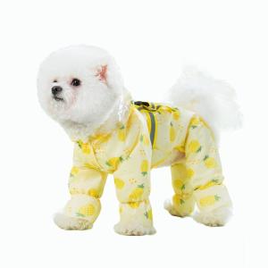 Transparent 3D Tailoring Detachable Design Quick-drying Dog Raincoat Stormproof